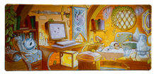 Load image into Gallery viewer, Whimsical Abode Desk Mat
