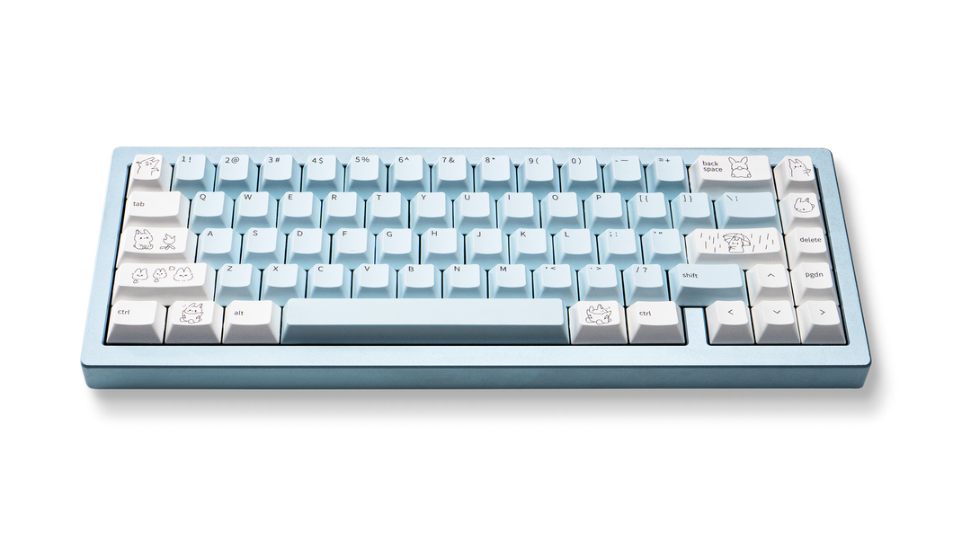 Blue Bunny PBT Keycaps