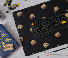 Load image into Gallery viewer, Burger Desk Mat Mouse Pad
